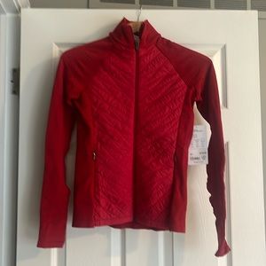 Women’s Athleta Flurry Fleece Insulated  Primaloft Jacket. Red. XS.